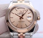 Best Replica Rolex Day Date 2 tone Rose Gold Citizen 8215 Watches 41mm